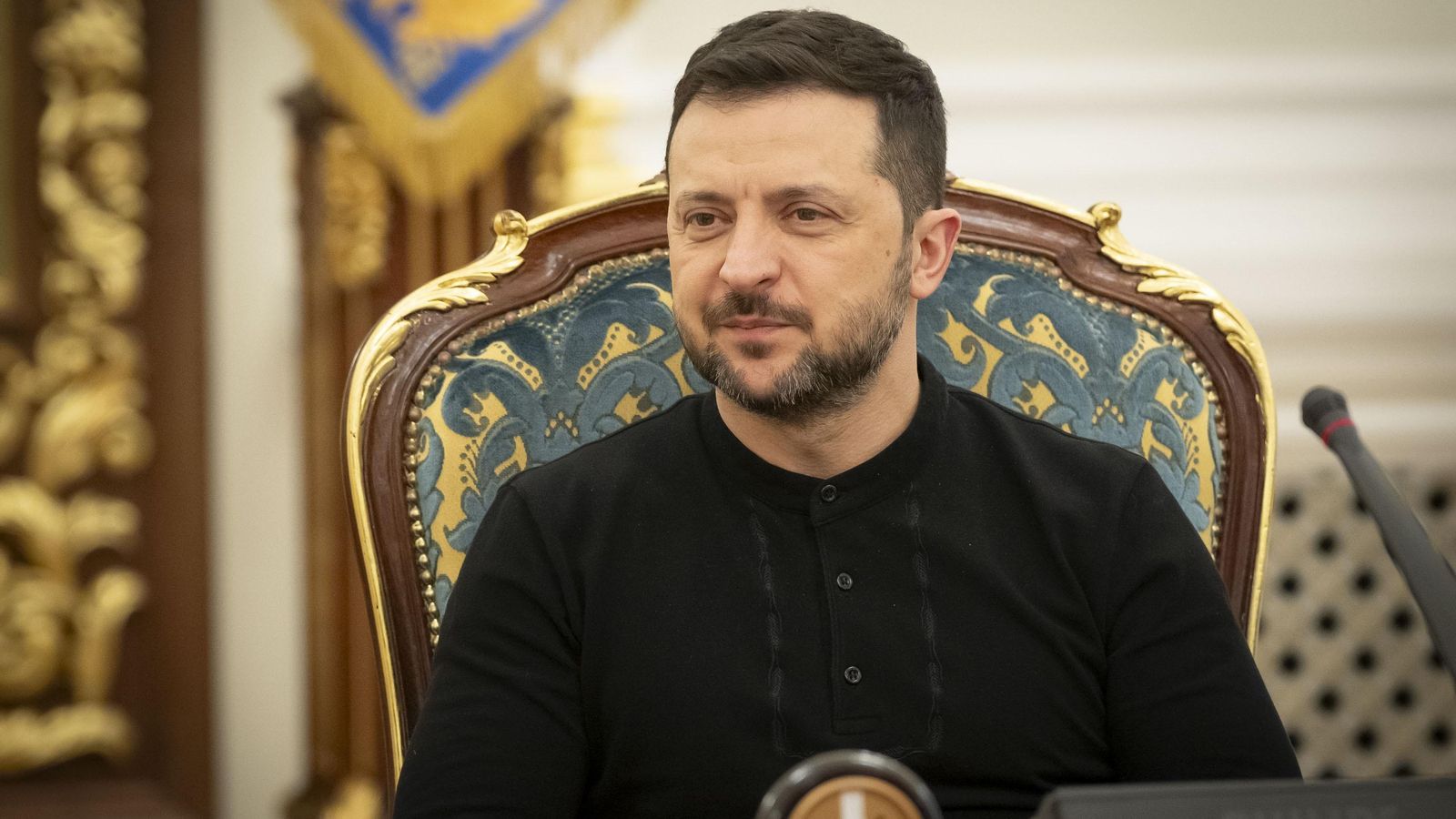 El president d'Ucraïna, Volodímir Zelenski El president d'Ucraïna, Volodímir Zelenski