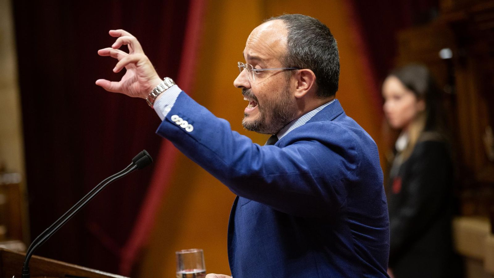 Imatge d’arxiu del president del PP a Catalunya, Alejandro Fernández