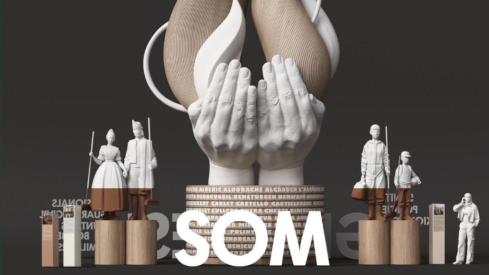 Falla "Som", donada per Convent Jerusalem