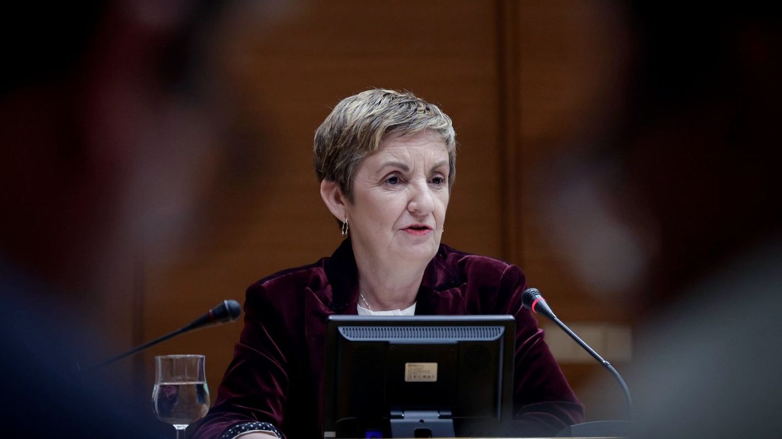 La consellera d'Innovació, Indústria, Comerç i Turisme, Marian Cano, este dimecres en les Corts