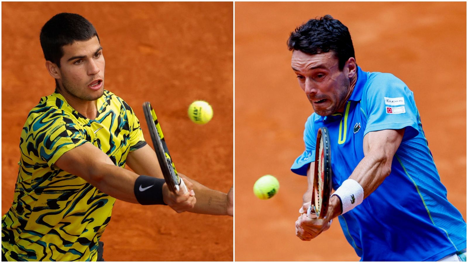 Carlos Alcaraz i Roberto Bautista