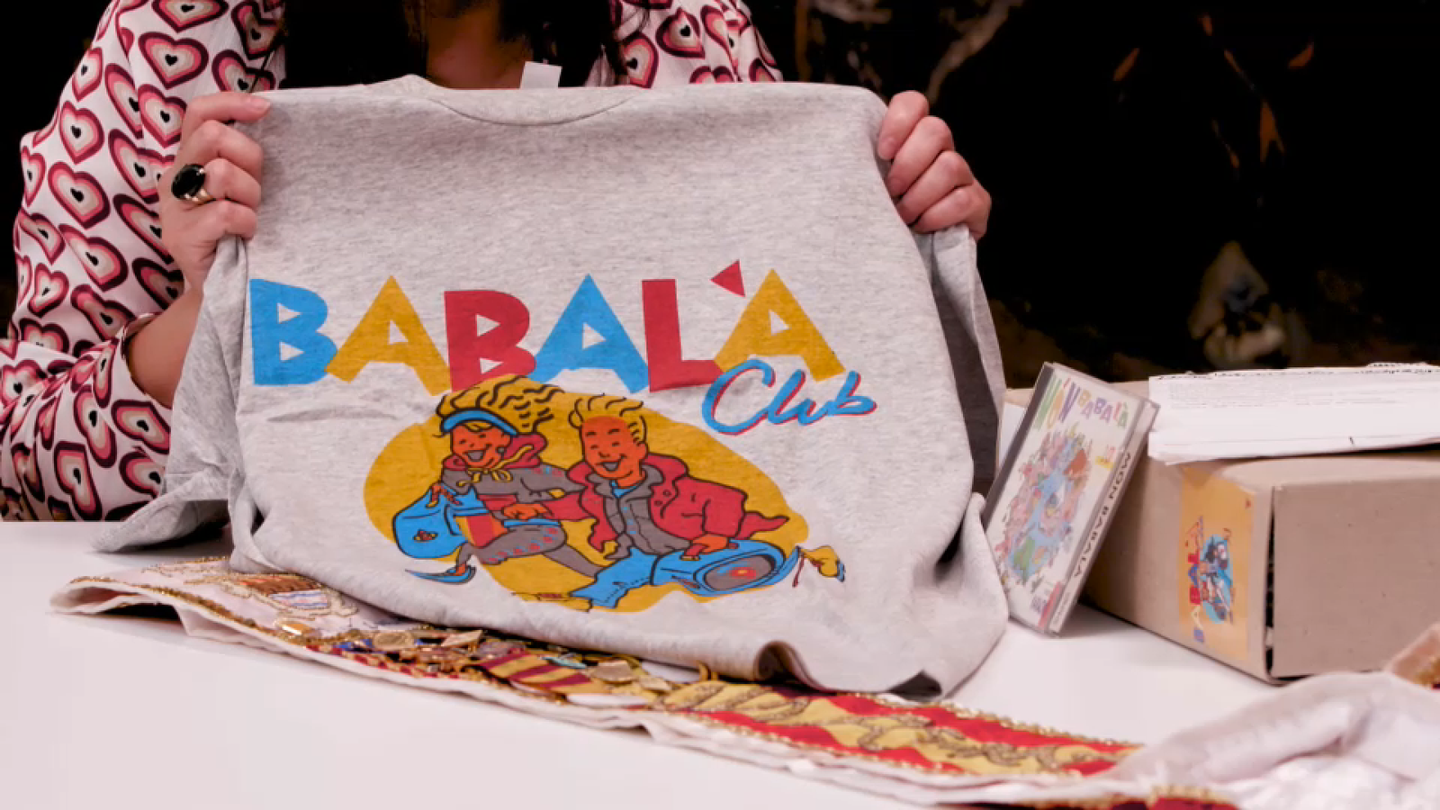 Samarreta del Babalà Club que Carme Juan ha portat al programa 'Tresors amb història'