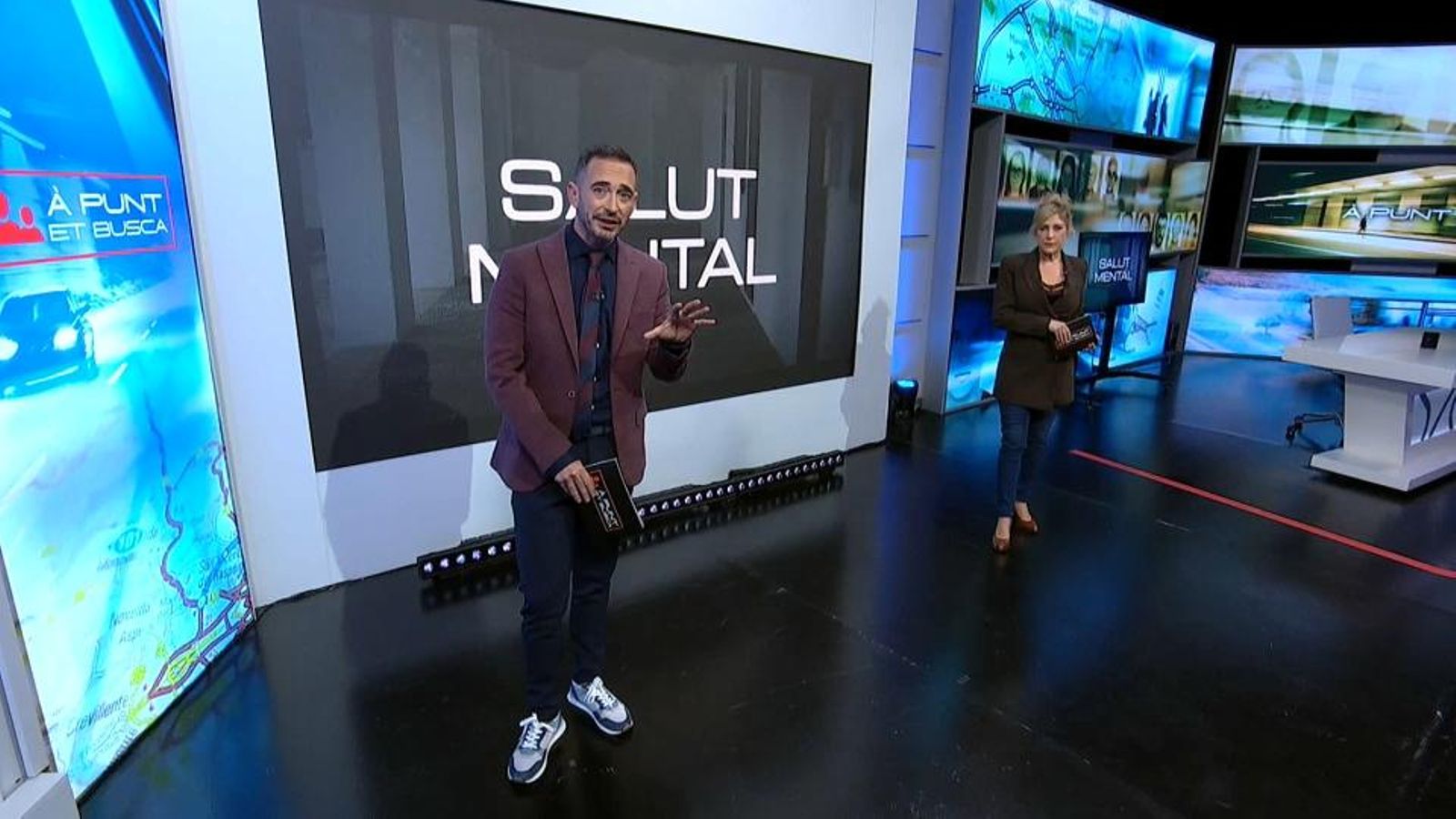 Juan Nieto i Mireia Llinares en 'À Punt et busca'