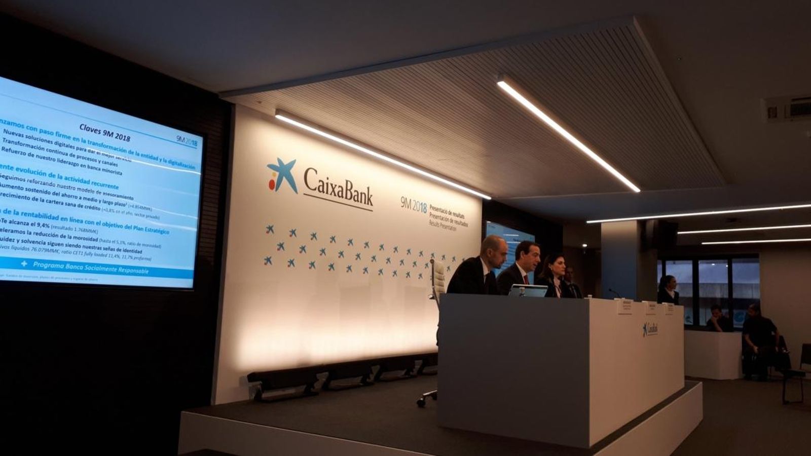 L'entitat financera ha presentat els seus resultats aquest divendres