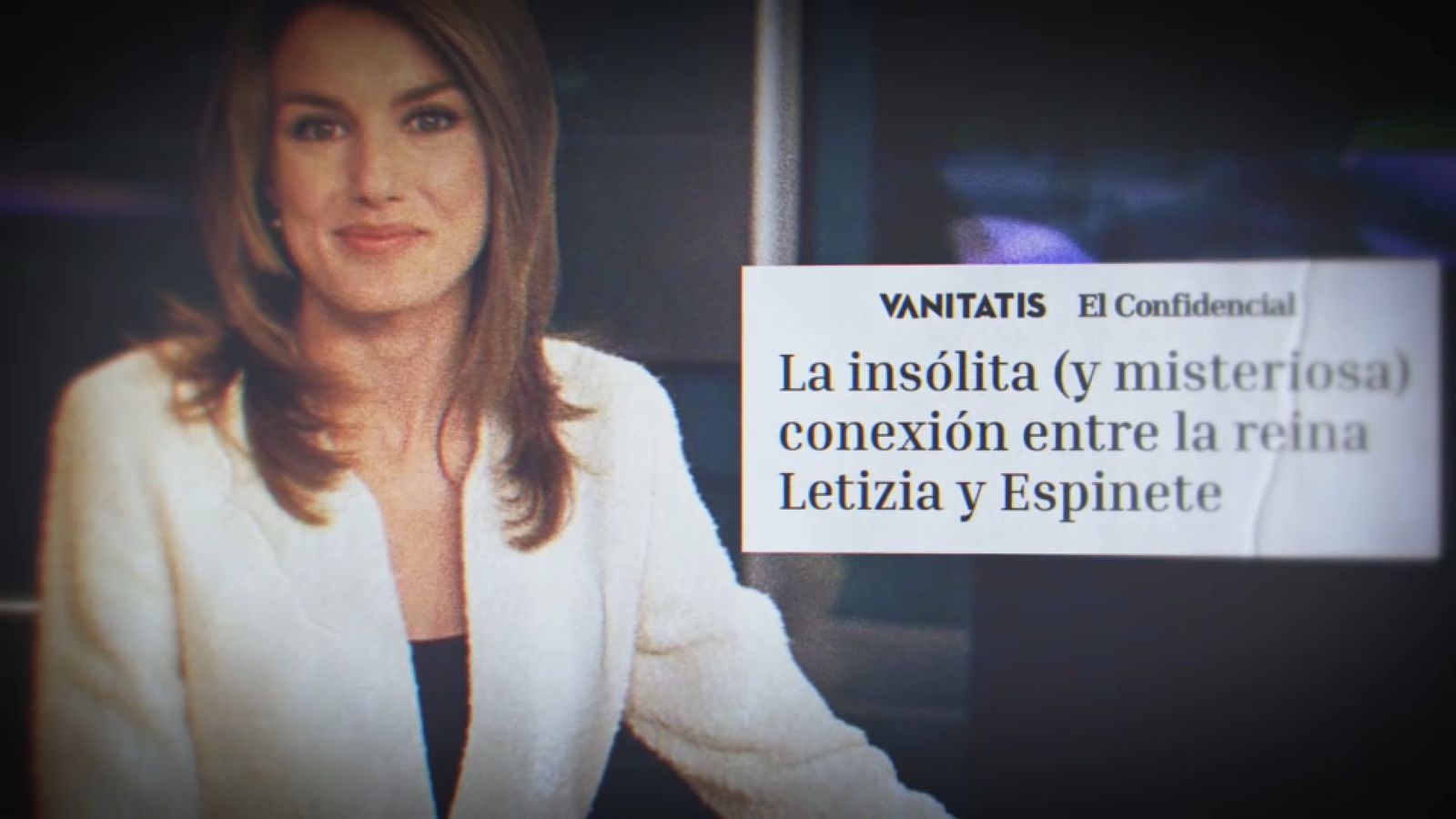 El trage d'Espinete i el vestuari de la reina Letícia quan era periodista se'n va contaminar