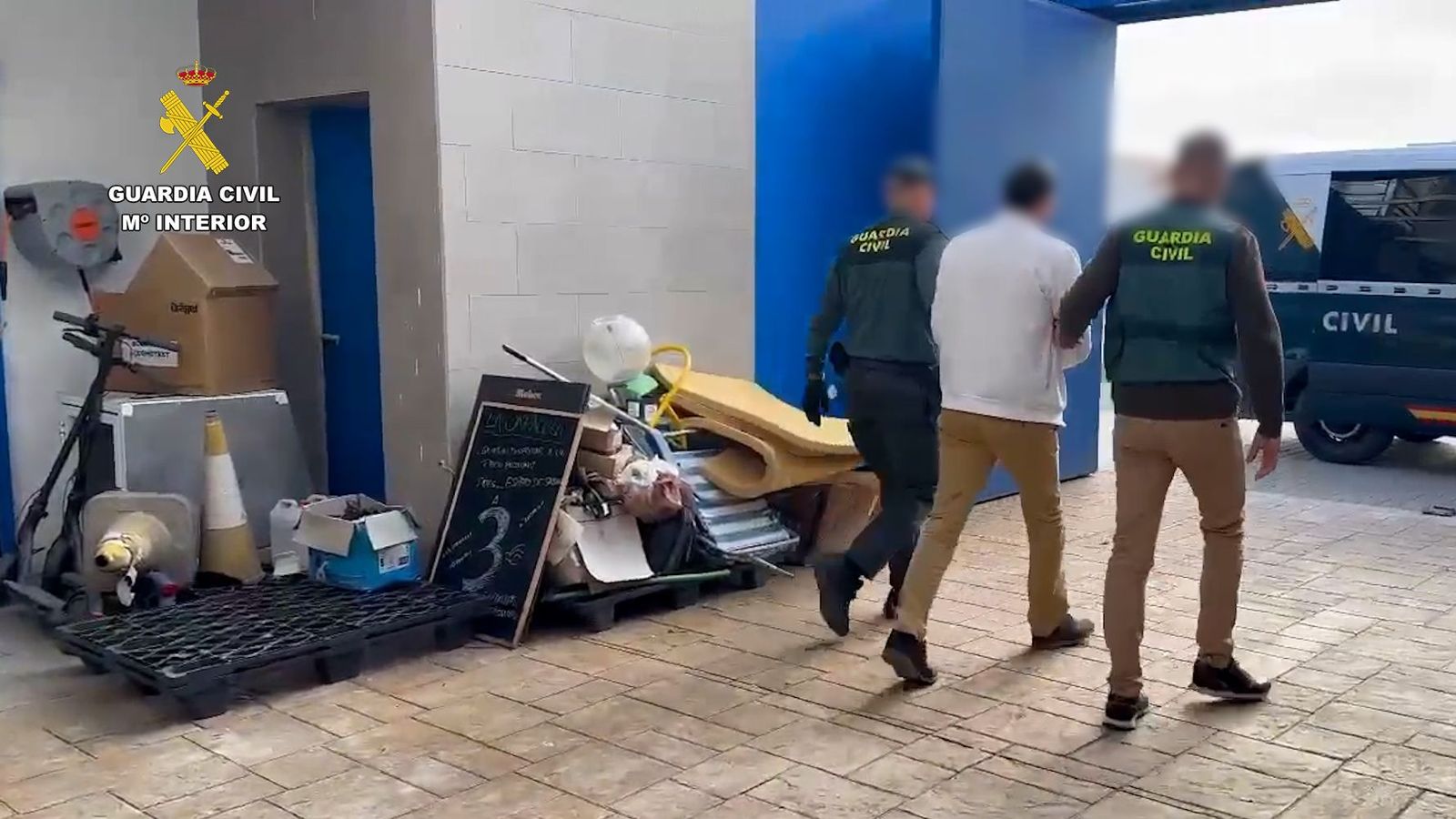 Imatge d'una de les detencions