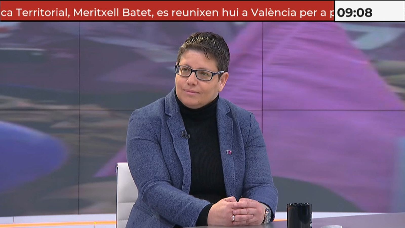 Isabel García en 'À Punt Notícies matí'