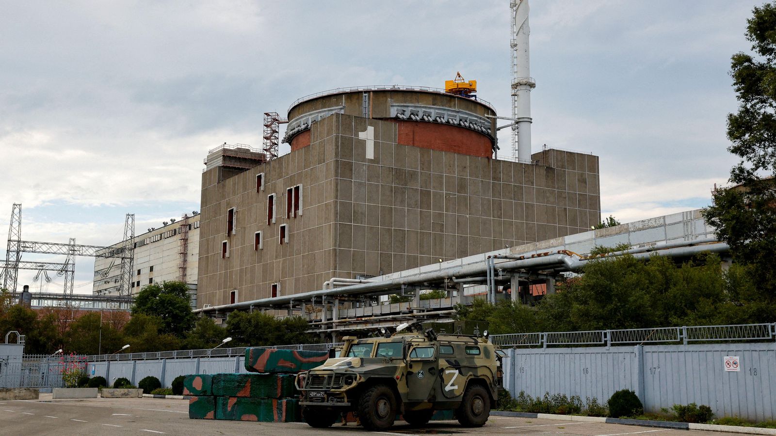 La central nuclear de Zaporíjia, en una imatge d'arxiu Imatge d'arxiu de la central nuclear de Zaporíjia