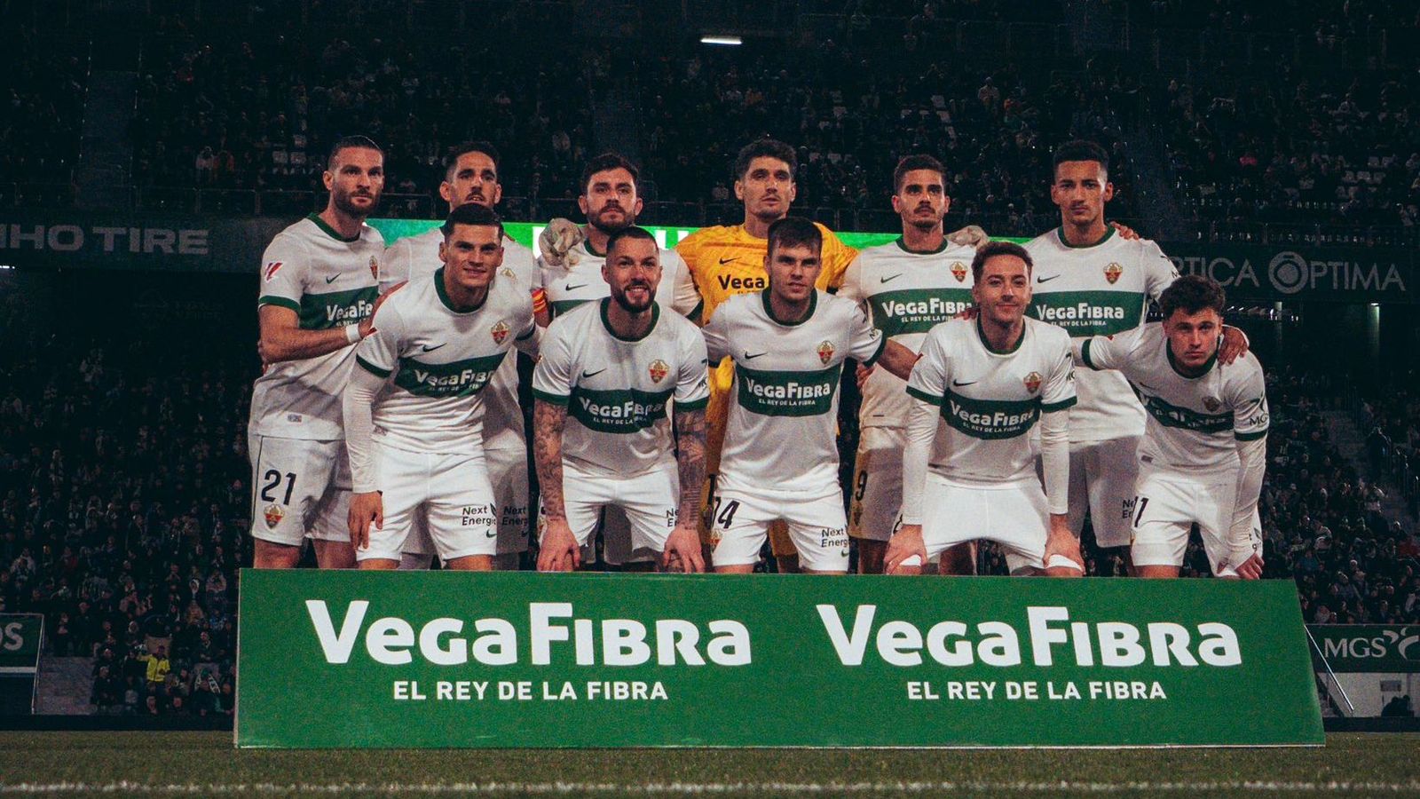 Plantilla titular de l'Elx en l'última jornada