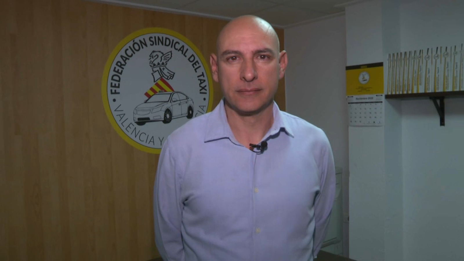 El president de la Federació Sindical del Taxi de València, Fernando del Molino, en 'Les notícies del matí'