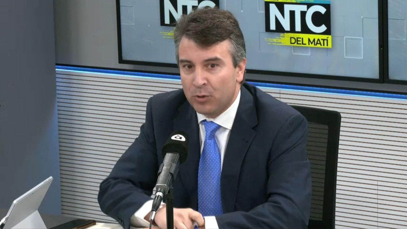 Francesc Gamero, entrevistat en 'Les notícies del matí' en una imatge d'arxiu