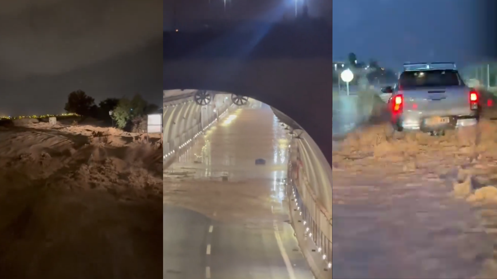 Pilar de la Horadada inundada pel temporal de pluges associat a la dana Alice