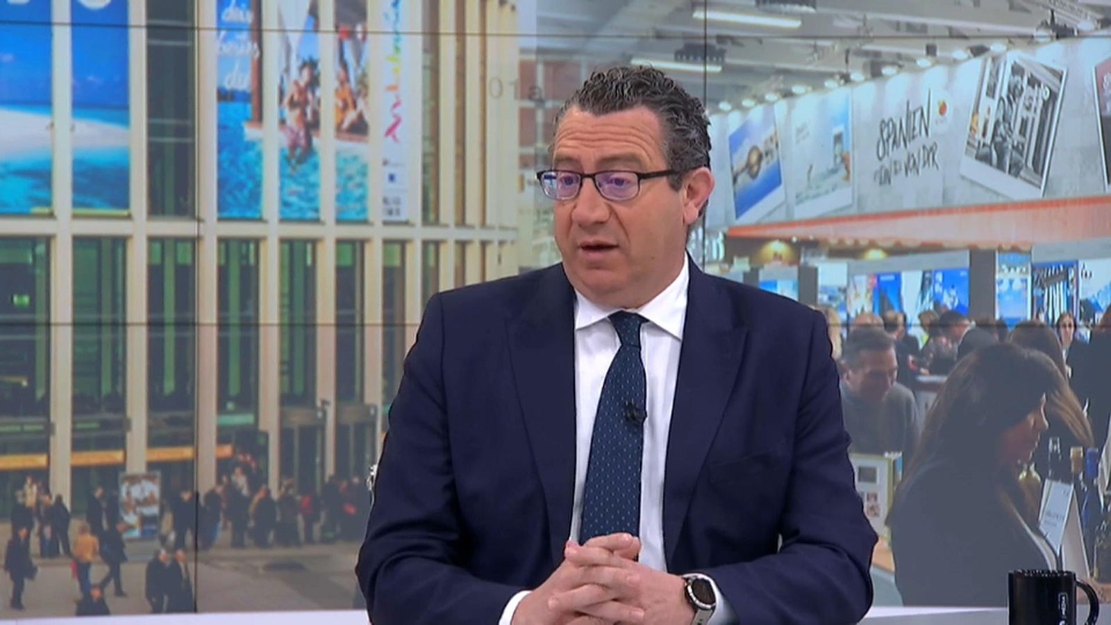 L'alcalde de Benidorm, Toni Pérez en 'À Punt Notícies matí'