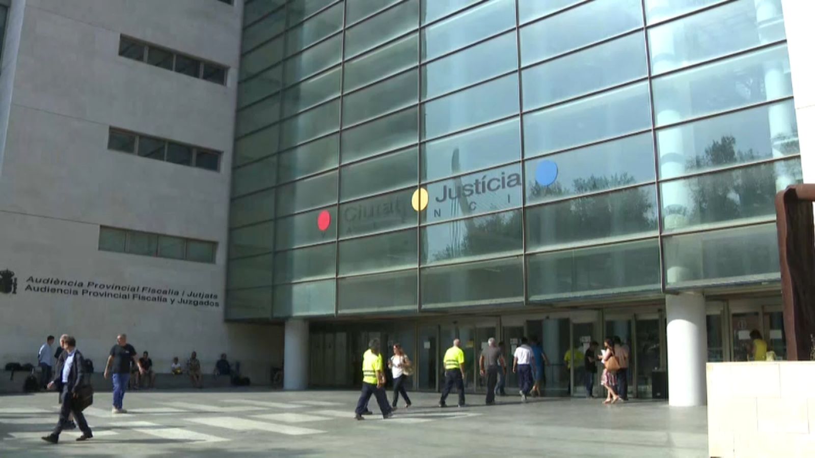 Imatge exterior de la Ciutat de la Justícia