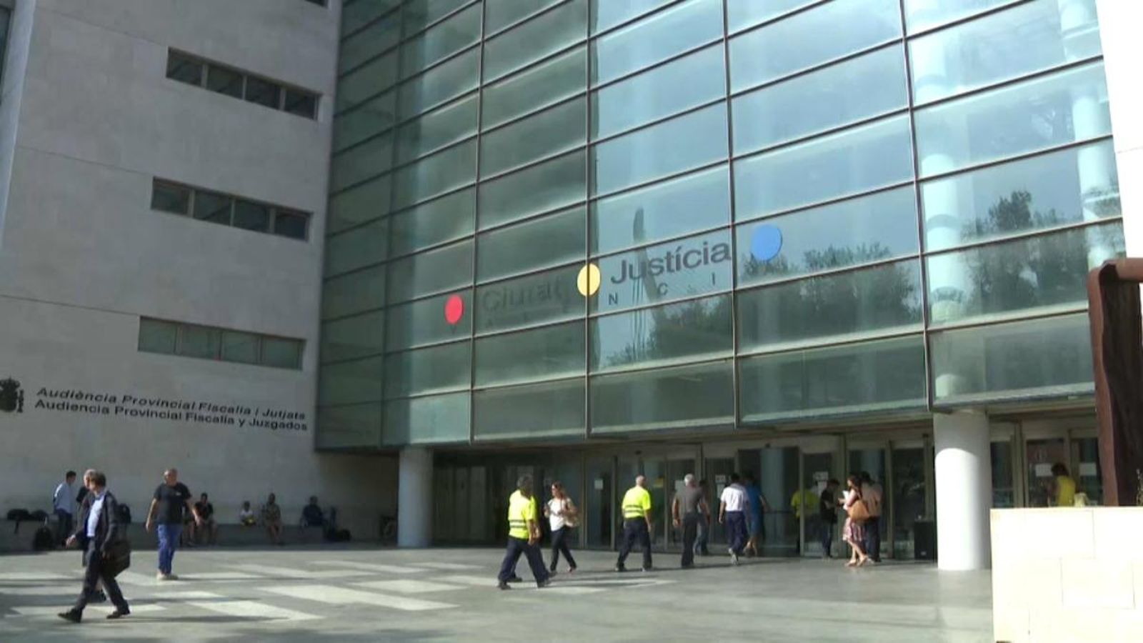 Imatge exterior de la Ciutat de la Justícia