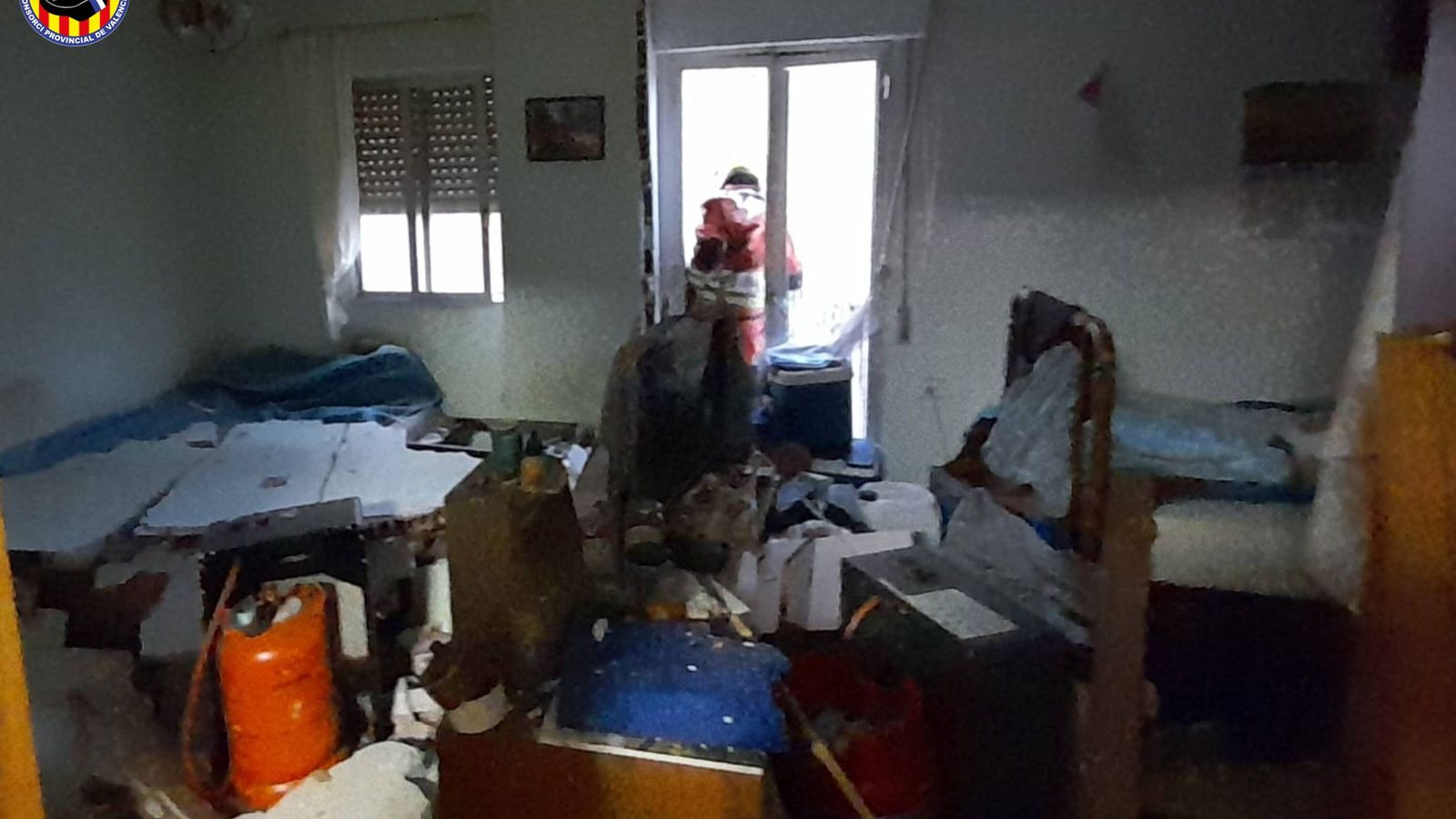 Intervenció dels bombers a l'Alcúdia