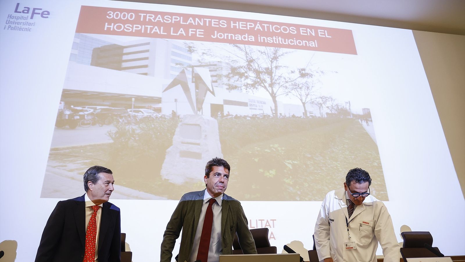 Acte per a celebrar els 3.000 fetges trasplantats a La Fe