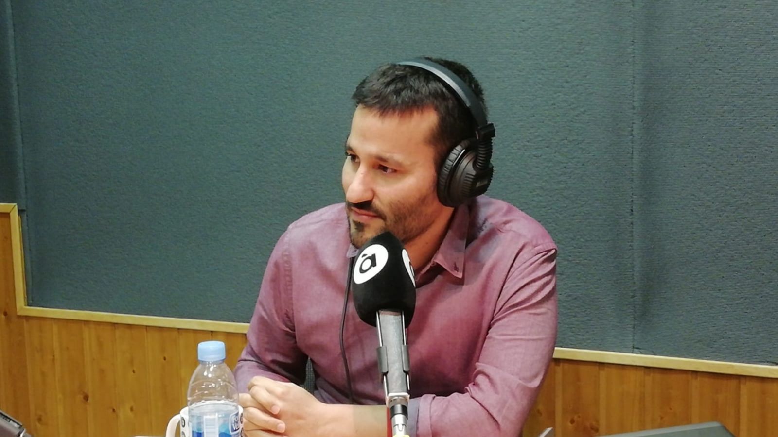 El conseller d’Educació, Vicent Marzà en una visita a À Punt Mèdia