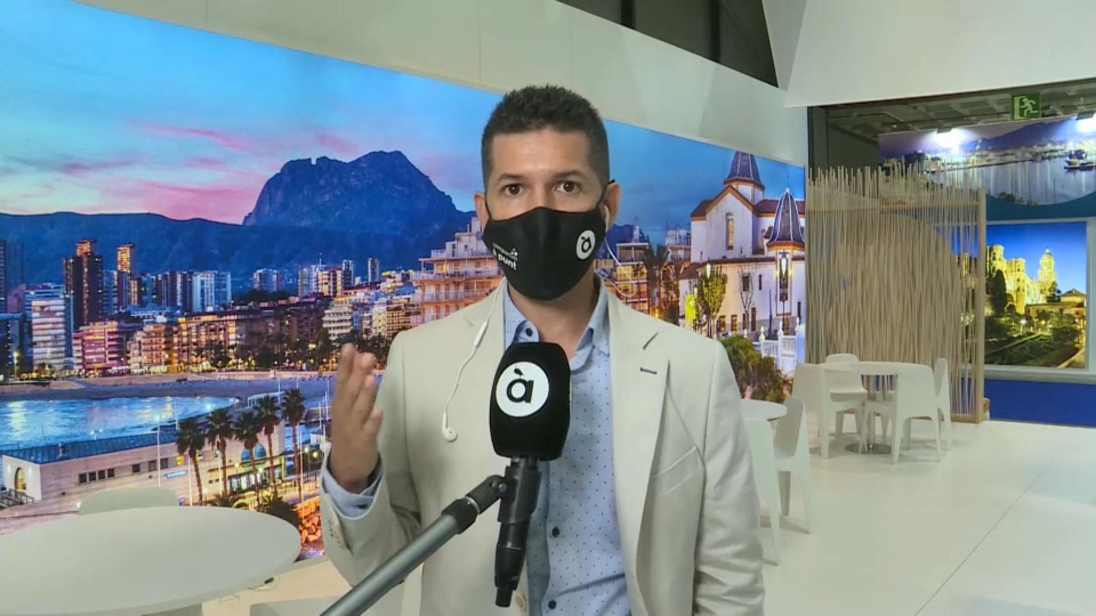 El vicepresident d'Hosbec, Federico Fuster, entrevistat aquest dimecres en À Punt des de Fitur