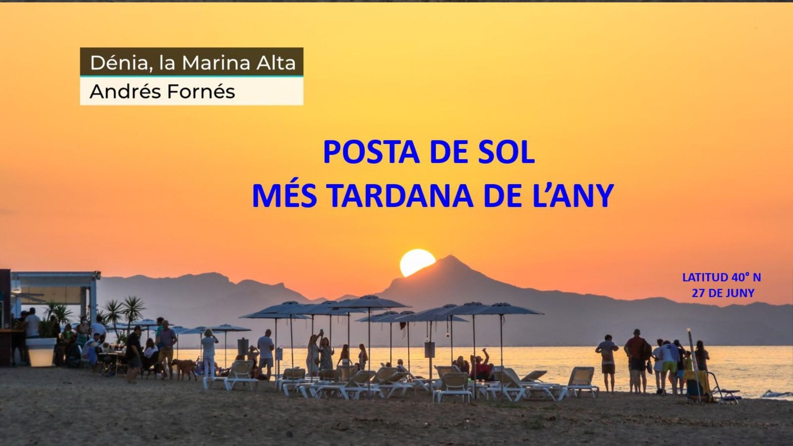 Posta de sol de dissabte 12