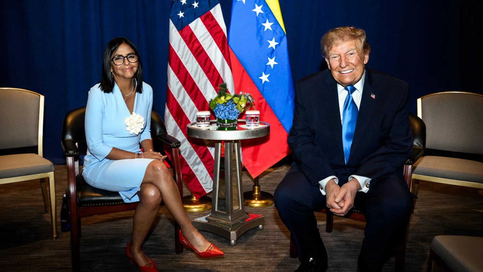 Reunió entre Trump i Delcy Rodríguez en Nova York, el passat dimarts