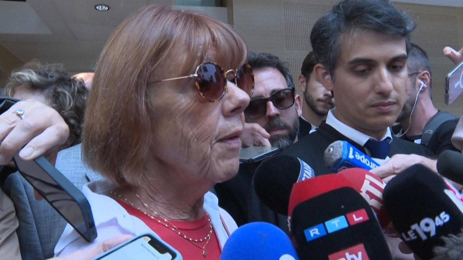 Declaracions de Gisèle Pélicot als mitjans