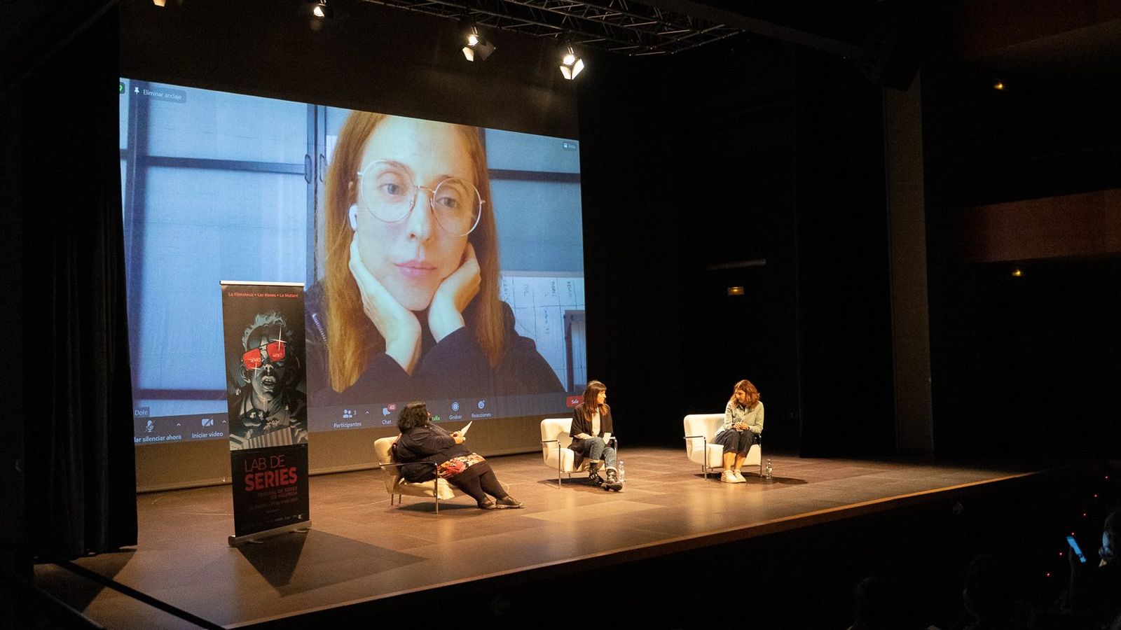 Una de les sessions de l'edició de LABdeseries de 2022