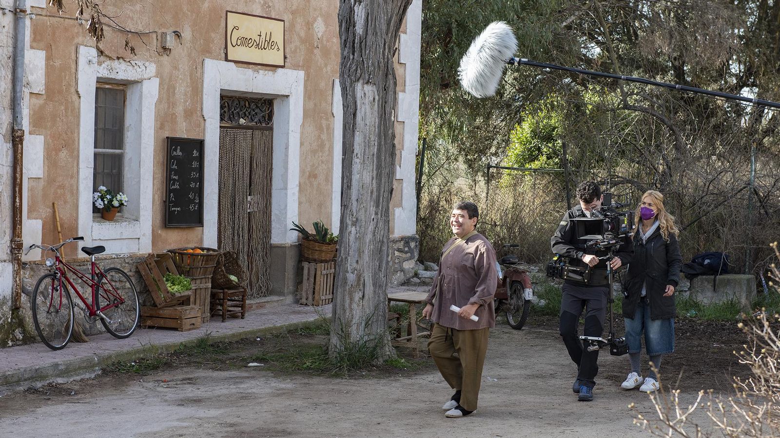 La façana de la tenda de Blanca