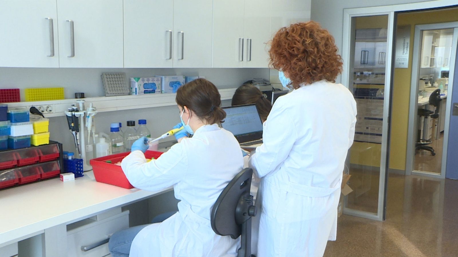 Un laboratori de l'Institut d'Investigació de La Fe