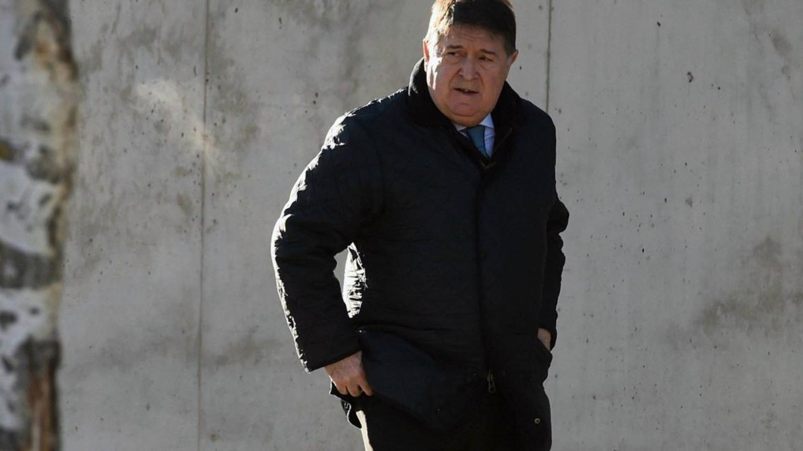 L'exvicepresident de Bankia i expresident de Bancaixa, José Luis Olivas, a l'arribada al judici per l'eixida a borsa de Bankia