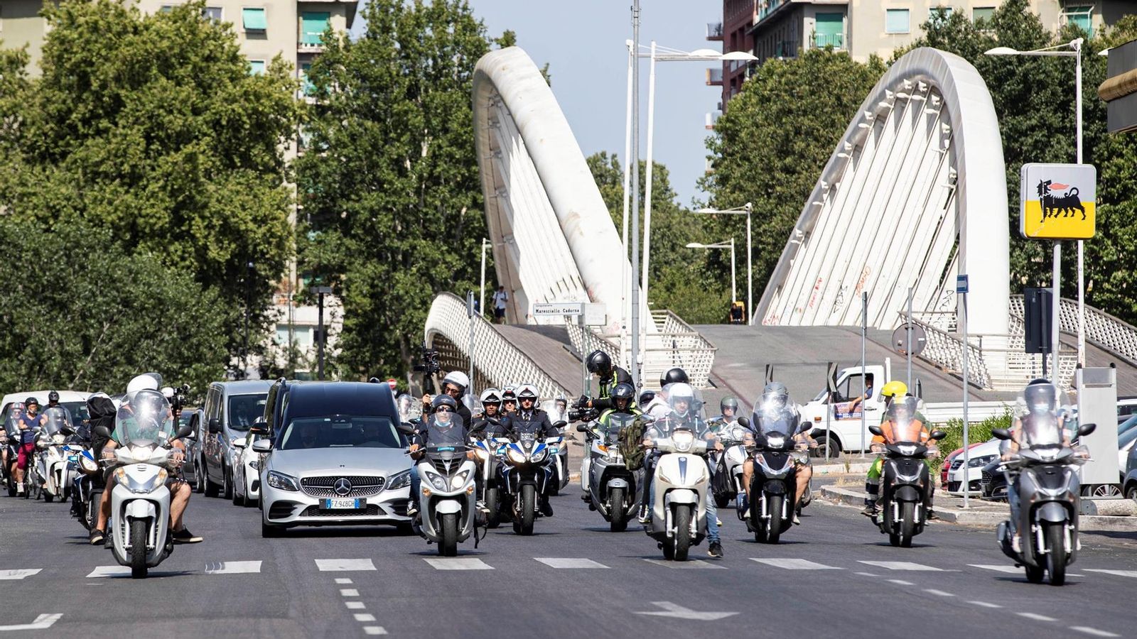 Un moment del recorregut pels carrers de Roma