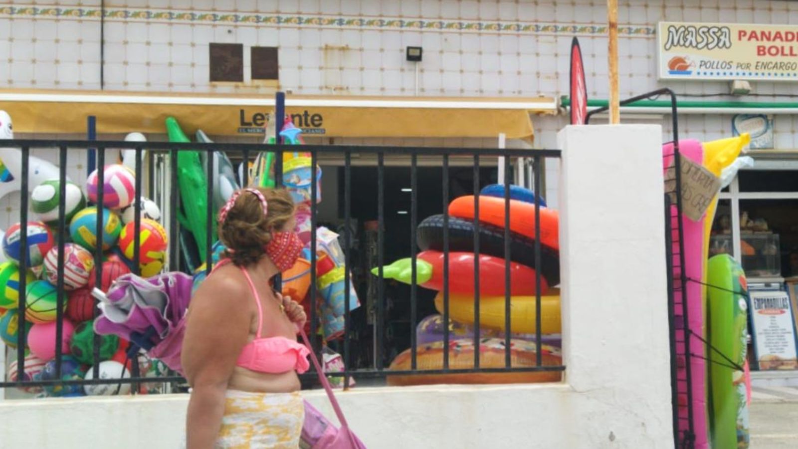 Imatge de la platja de Gandia aquest dilluns