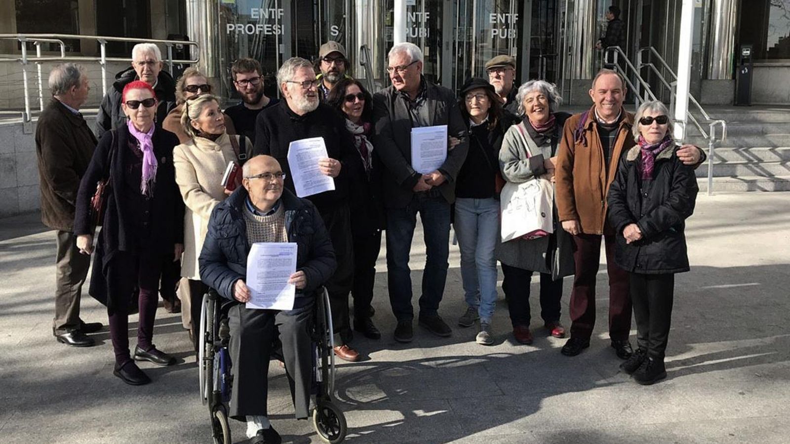 Imatge d'arxiu de la presentació d'una querella als jutjats de Madrid contra Billy el Niño