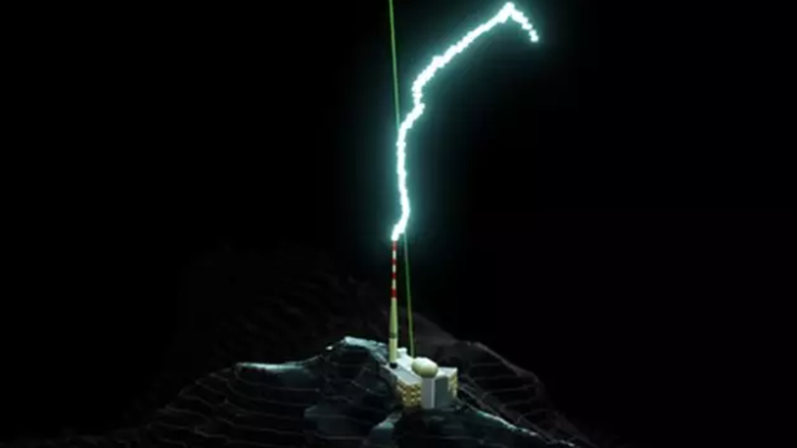 El nou dispositiu LLR (Laser Lightning Rod) s'ha provat en el cim de Säntis (Suïssa),