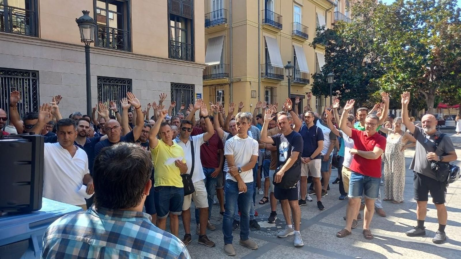Imatge de la votacio de CCOO PV del preacord en el conveni del metall per a ratificar el preacord en el conveni del metall
