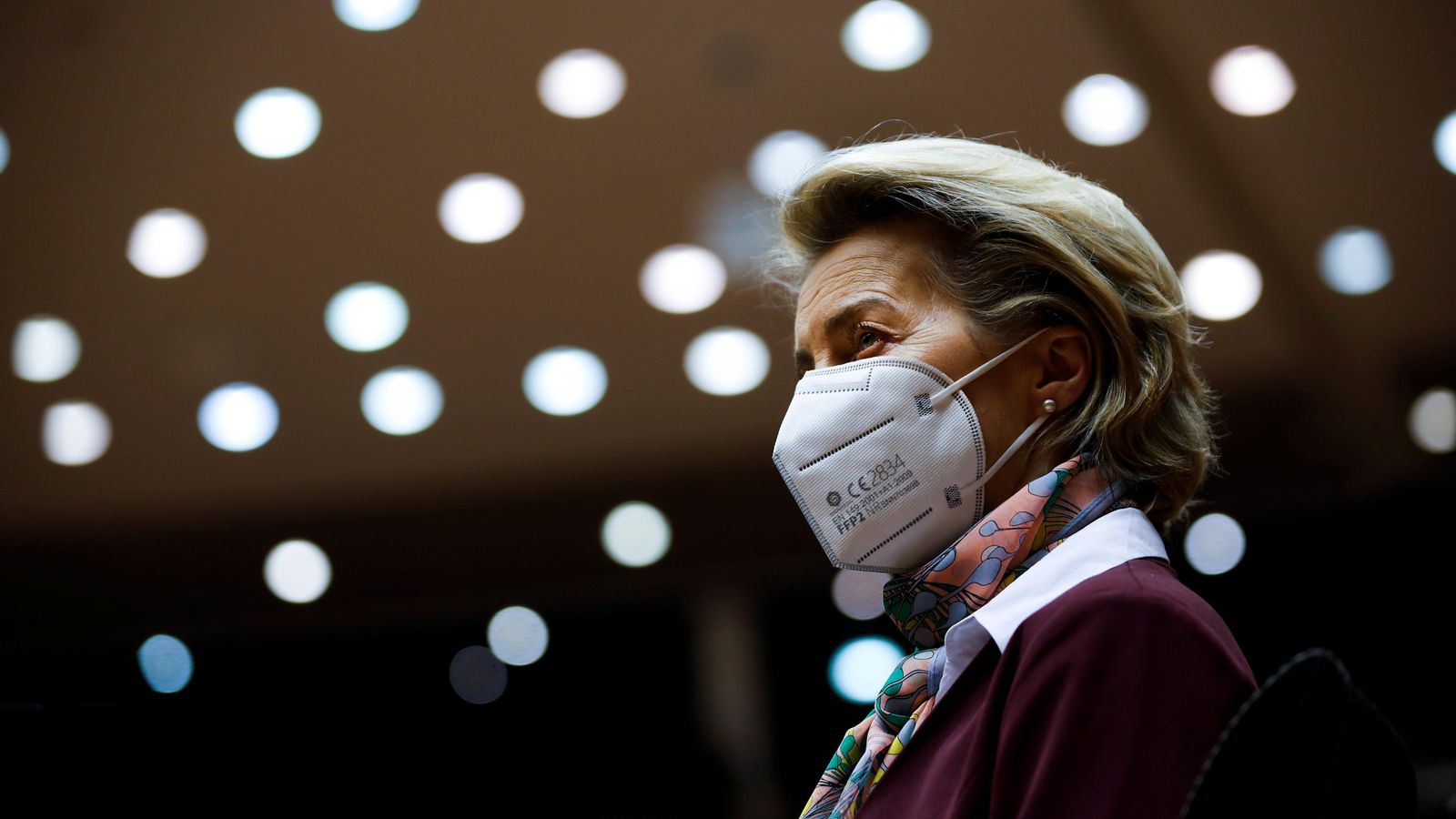 La presidenta de la CE, Ursula von der Leyen, en l'acte institucional pel Dia de les Dones a Brussel·les