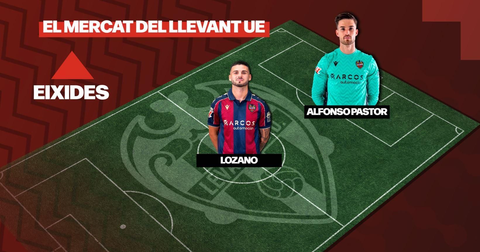 Sergio Lozano i Alfonso Pastor han sigut els últims a separar els seus camins amb el Llevant Sergio Lozano i Alfonso Pastor han sigut els últims a separar els seus camins amb el Llevant