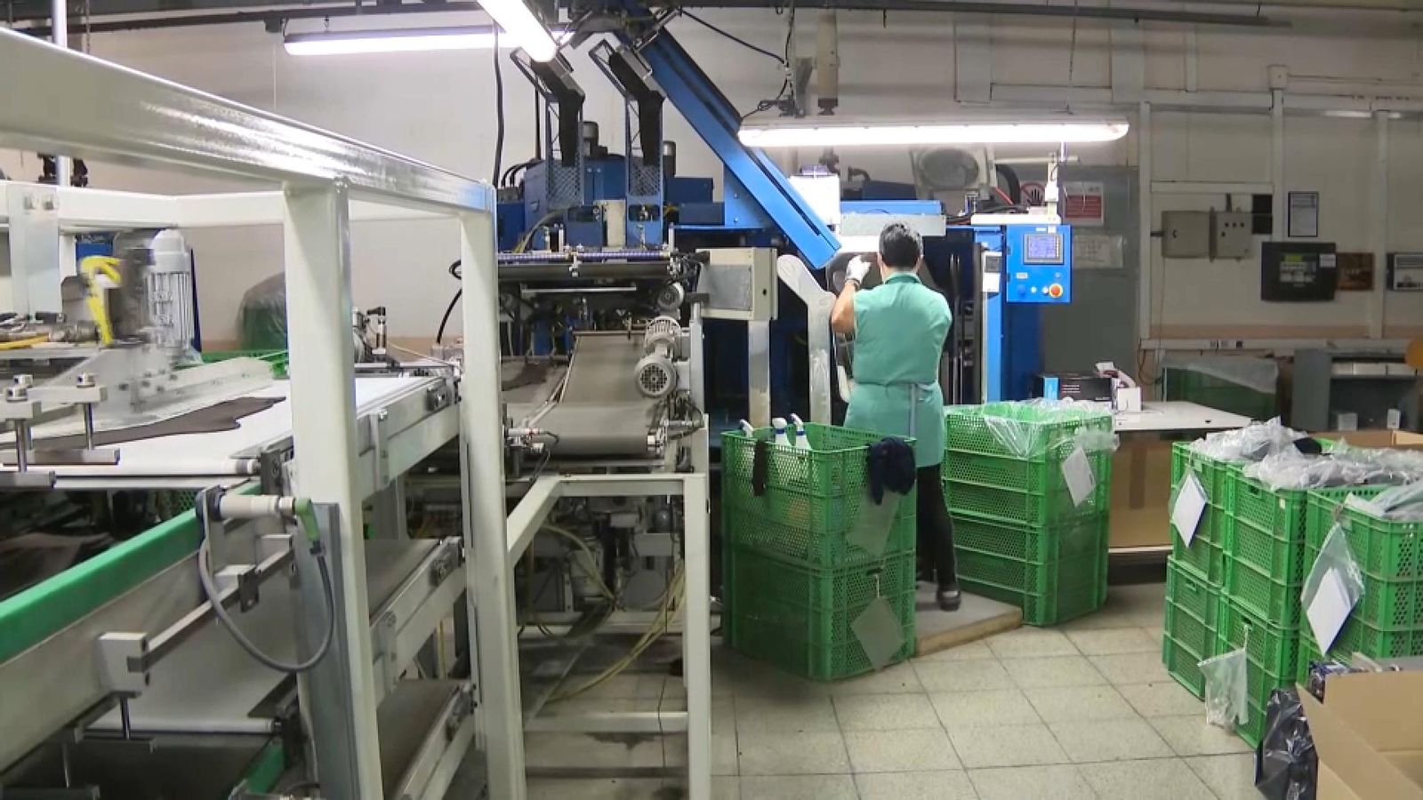 Treballador de l'empresa Mari Claire