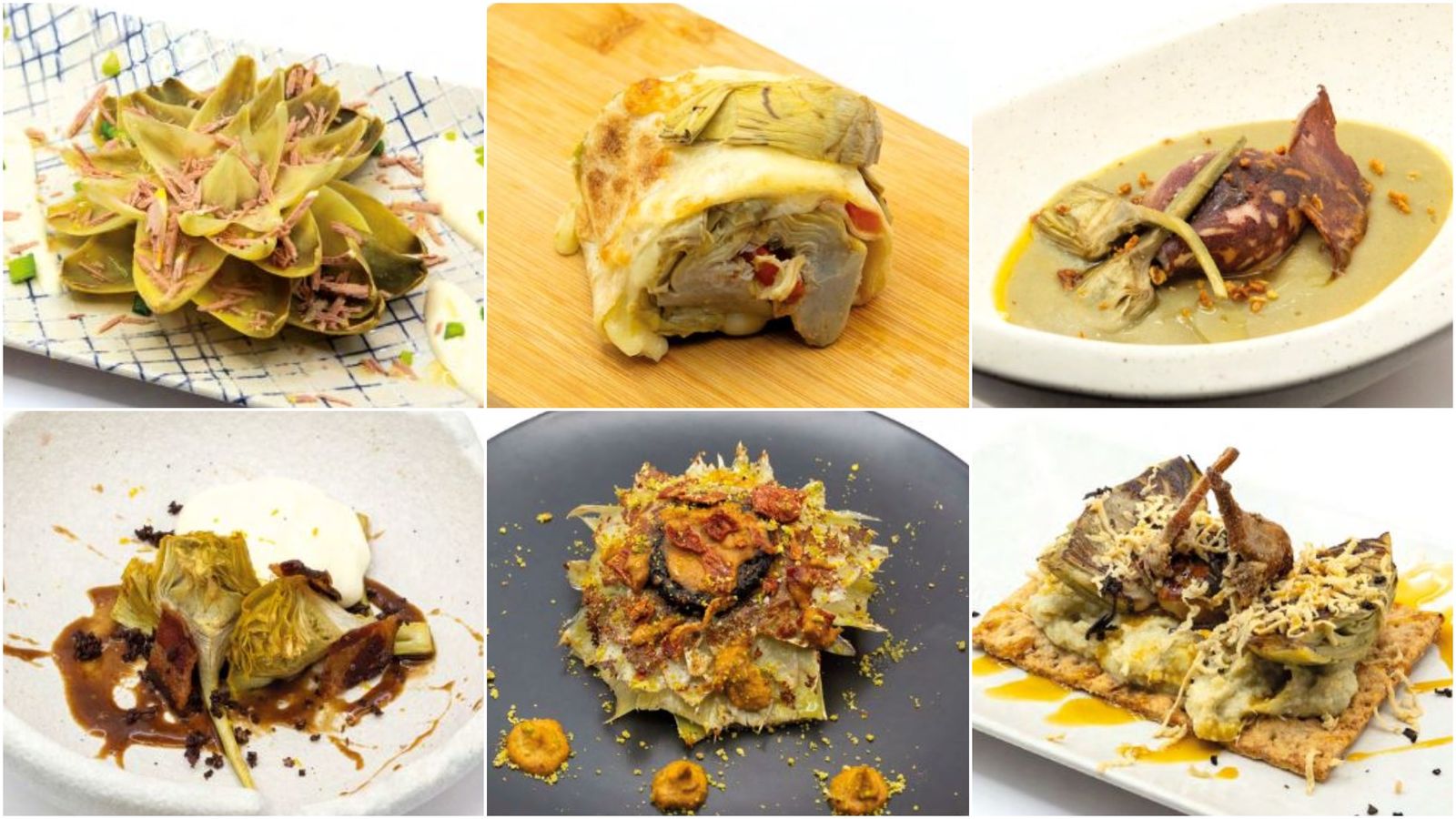 Alguns dels 28 pinxos que oferiran els restaurants de Benicarló des d'este divendres