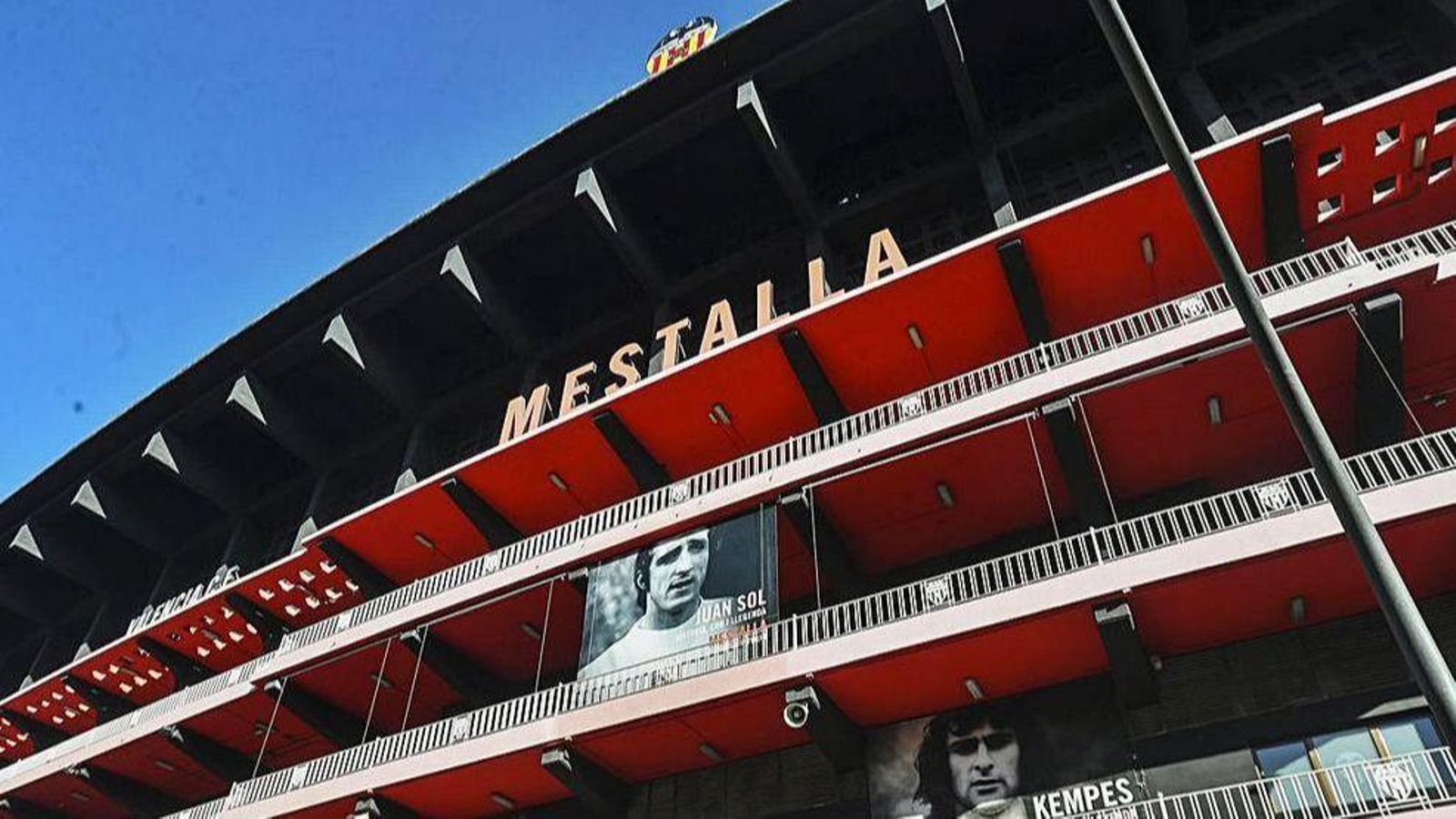 Imatge de la façana de Mestalla