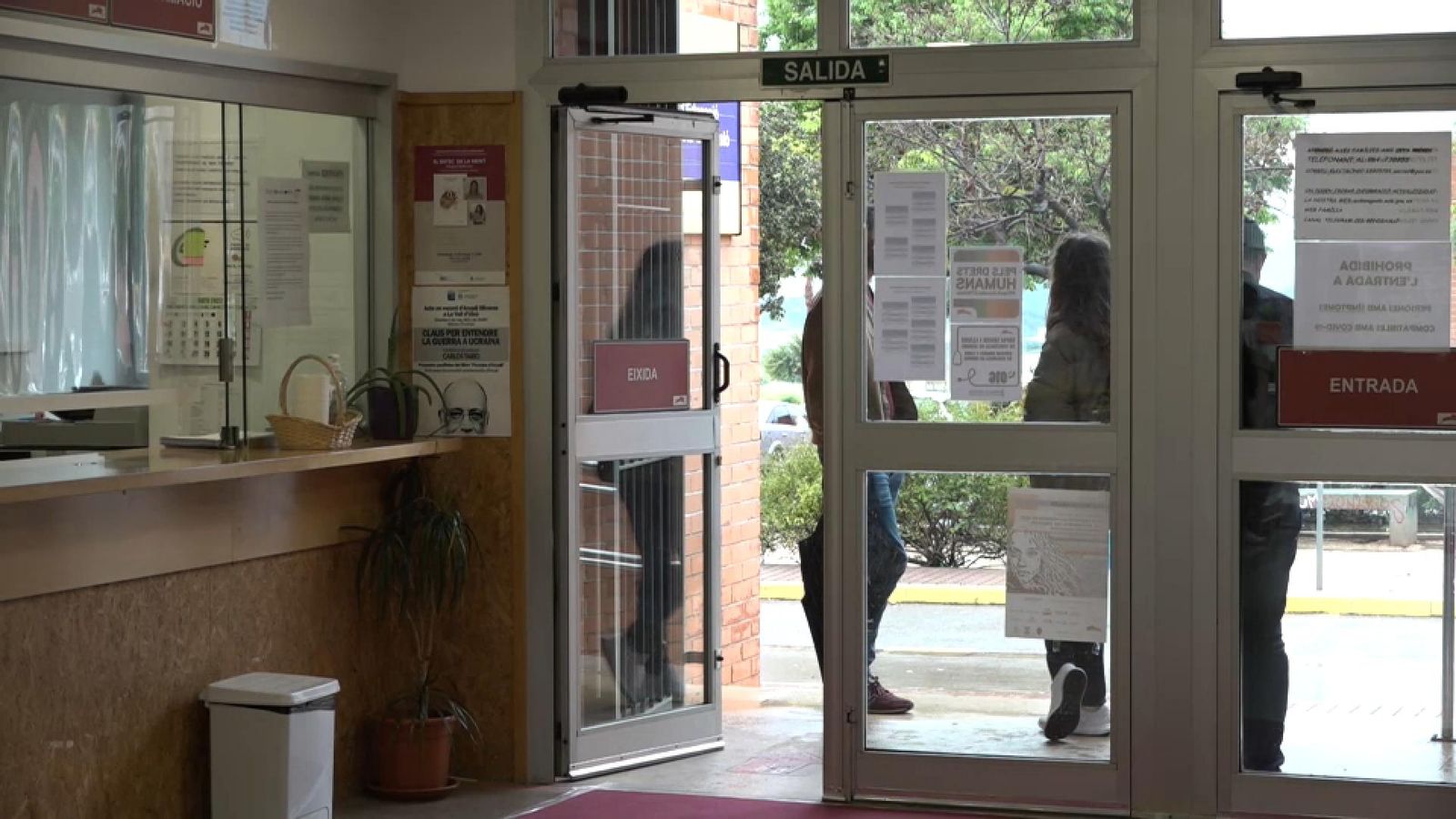 Un centre escolar valencià des de l'interior, en una imatge d'arxiu