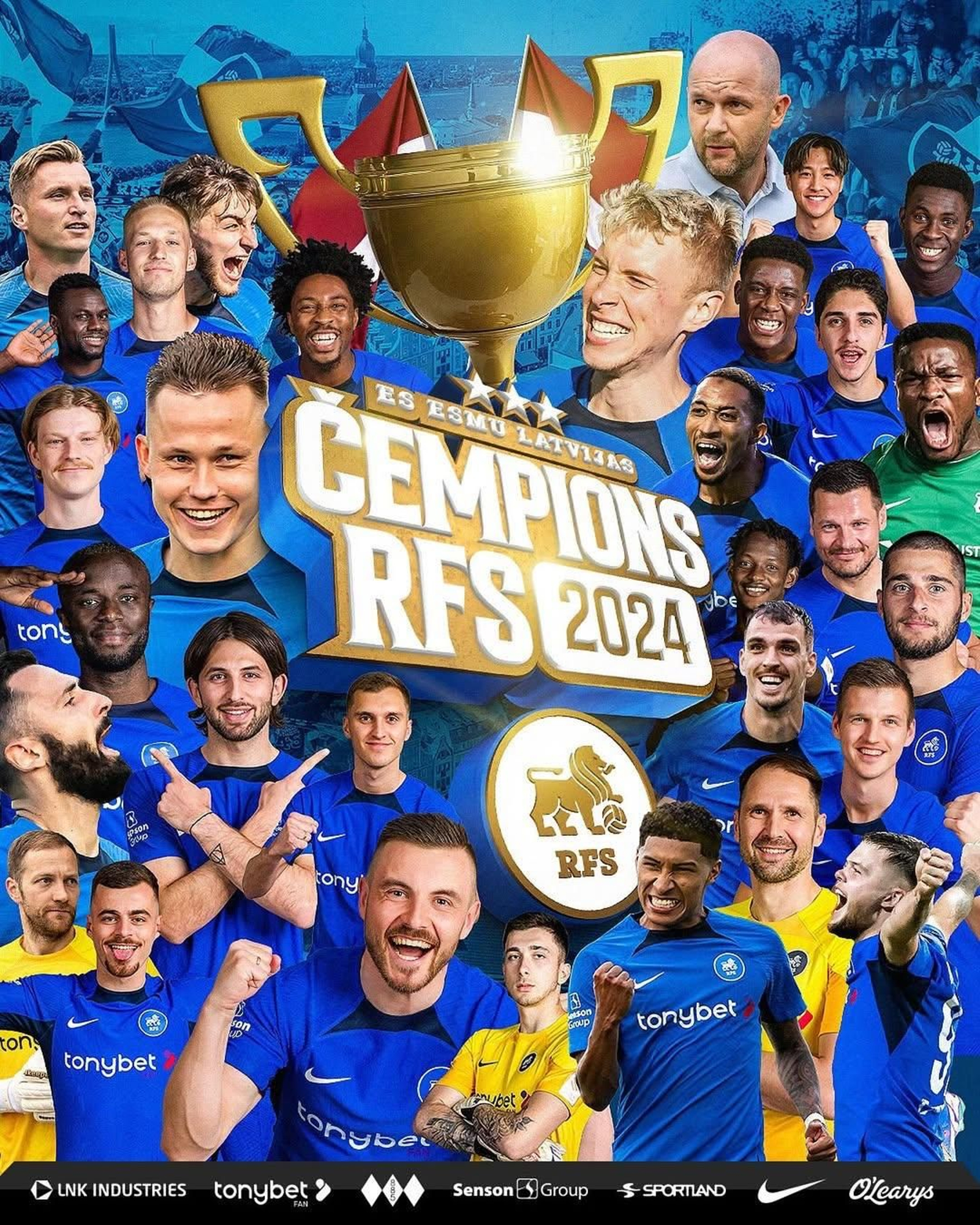 El Rigas FS, campió de la lliga de Letònia 2024