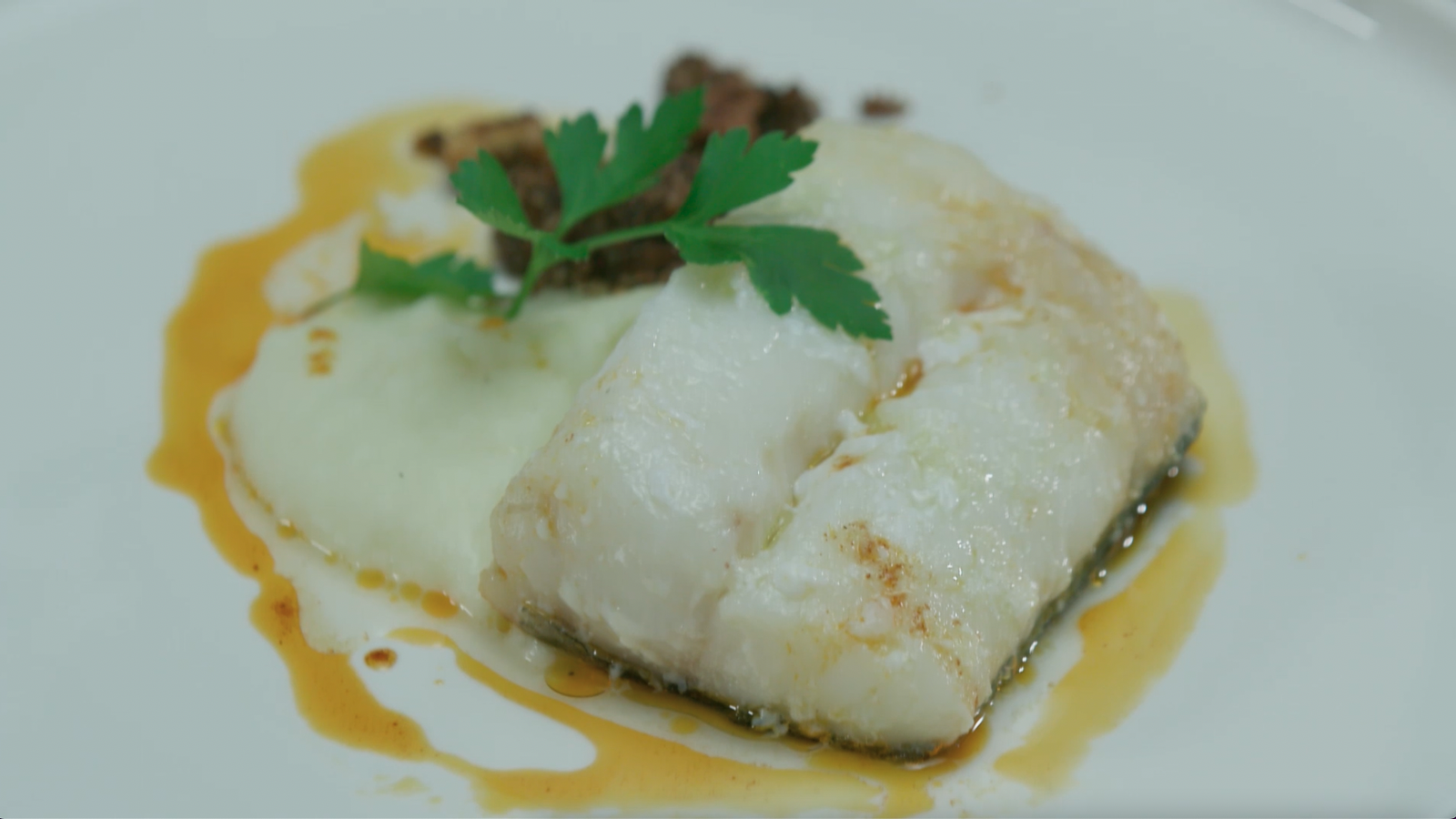 Abadejo amb floricol i botifarra