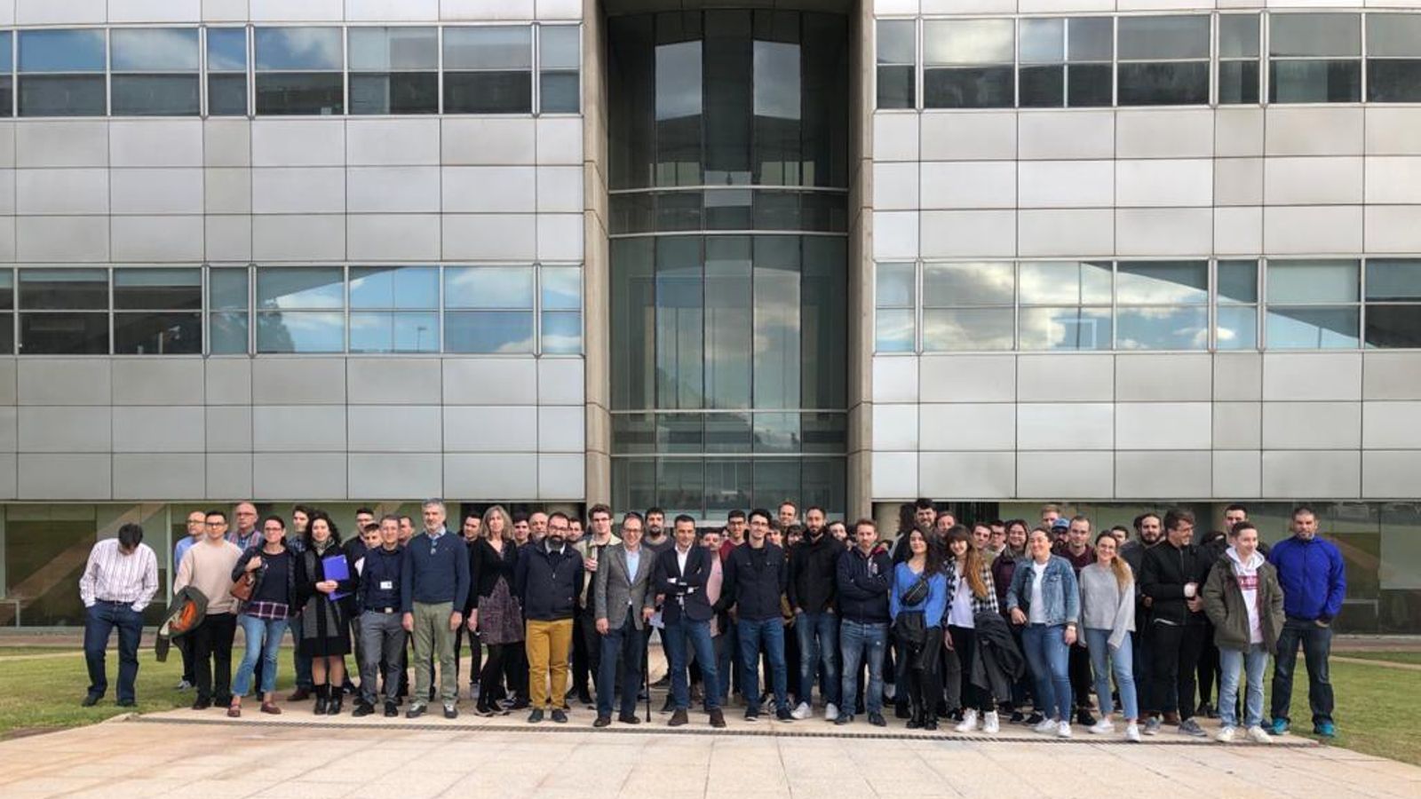 Una imatge de la jornada de benvinguda, que ha tengut lloc este matí a Burjassot