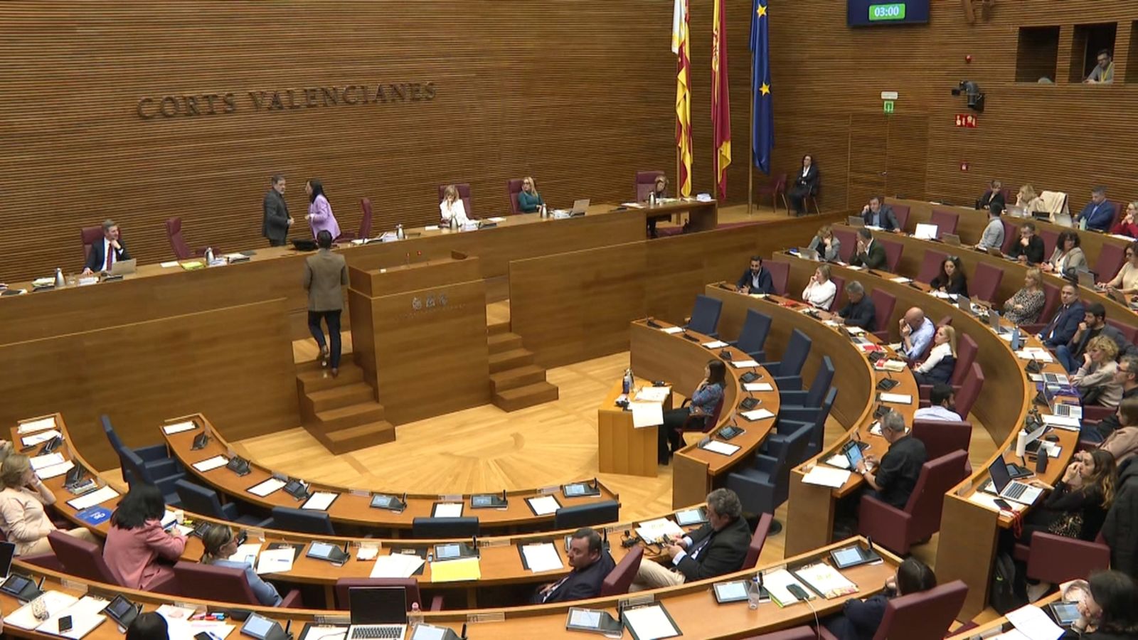 Ple de les Corts celebrat aquest dimecres