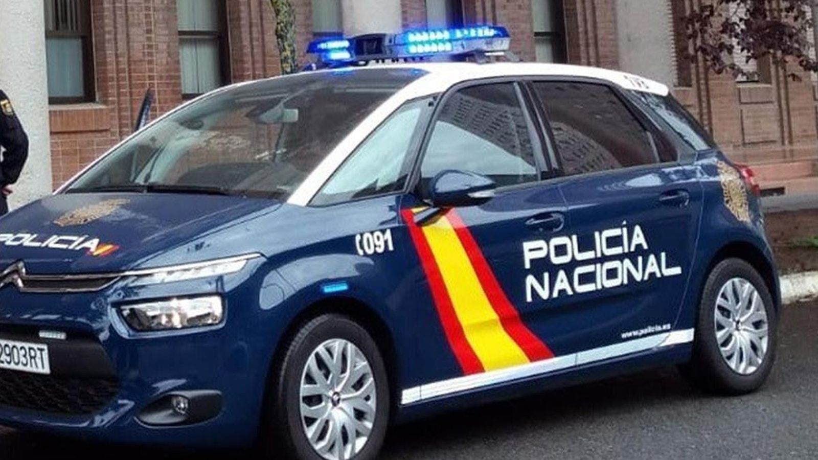 Cotxe patrulla de la Policia Nacional