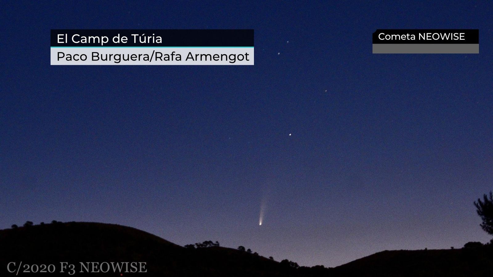 Cometa a la vista! NEOWISE