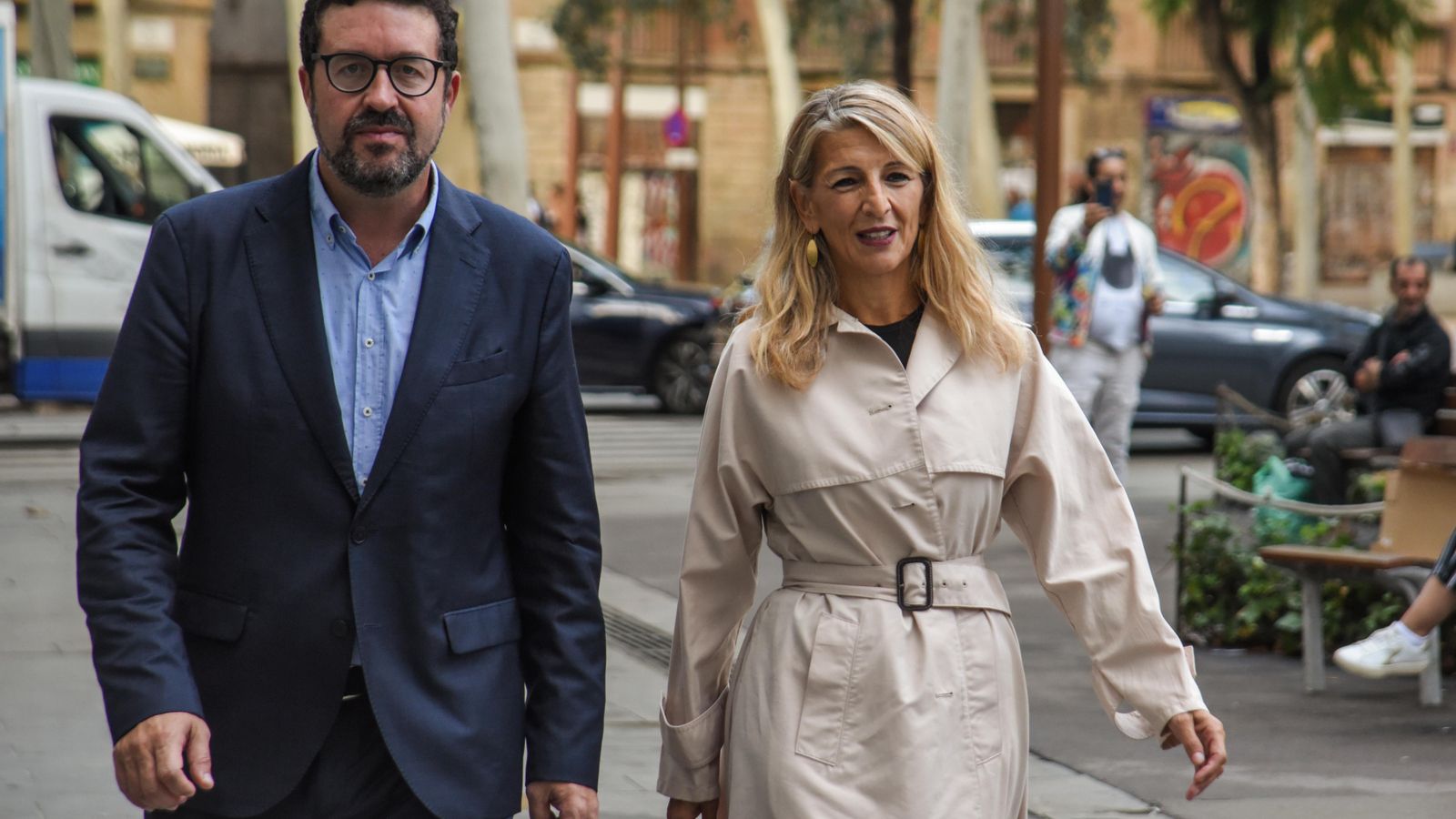 La ministra de Treball, Yolanda Díaz, i el secretari d'Estat de Treball, Joaquín Pérez Rey