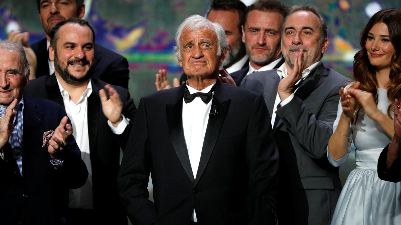 Imatge d'arxiu de l'actor durant el seu homenatge amb el premi Cèsar durant la 42 cerimònia dels guardons Cèsar