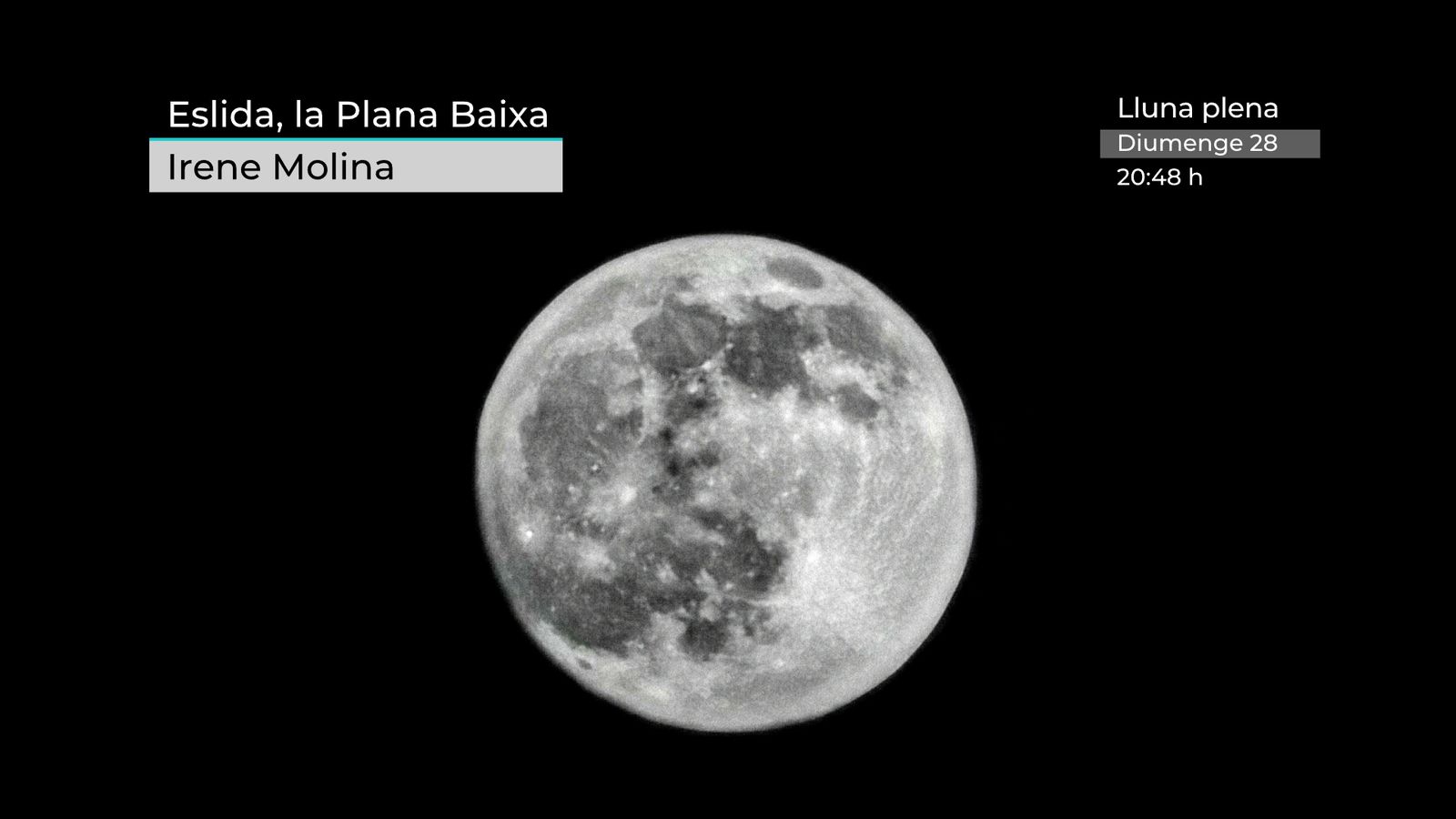 La lluna plena de diumenge 28 de març